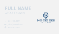 Skull Tech Pixel Business Card Image Preview