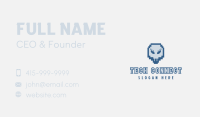 Skull Tech Pixel Business Card Image Preview