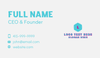 Hexagon Boutique Letter  Business Card Image Preview