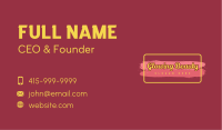 Golden Cosmetics Wordmark Business Card Image Preview