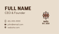 Ancient Aztec Shield  Business Card Image Preview