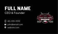 Hockey Sports Athlete Business Card Image Preview