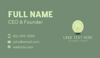 Leaf Light Bulb Energy Business Card Image Preview