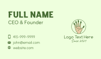 Nature Gardener Hand  Business Card Preview