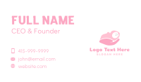 Pink Newborn Baby Business Card Image Preview