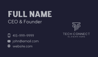 Museum Pillar Artifact Business Card Image Preview