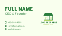 Merchant Plant Shop Business Card Preview