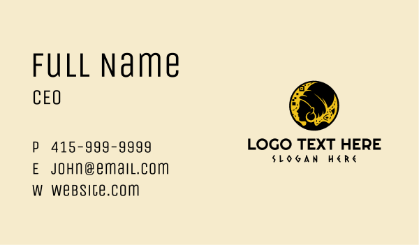 Native African Fashion Business Card Design Image Preview