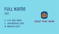 Snake Basketball Mascot  Business Card Image Preview