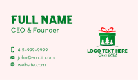 Christmas Gift Store  Business Card Image Preview