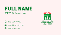 Christmas Gift Store  Business Card Image Preview