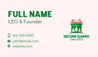 Christmas Gift Store  Business Card Image Preview