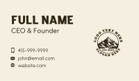 Summit Adventure Mountain Business Card Image Preview