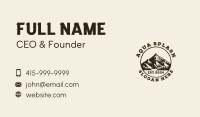 Summit Adventure Mountain Business Card Design