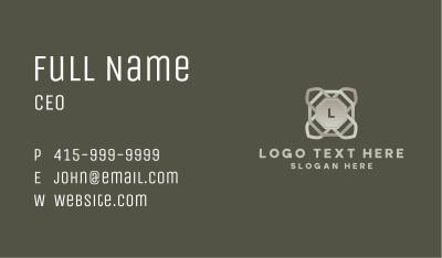 Generic Celtic Letter Business Card Image Preview