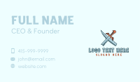 Sword Warrior Gaming Business Card Image Preview