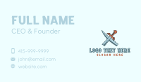 Sword Warrior Gaming Business Card Image Preview