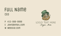 Smoking Pipe Irish Man Business Card Image Preview