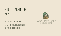 Smoking Pipe Irish Man Business Card Image Preview