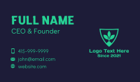 Healthy Plant Shield Business Card Image Preview