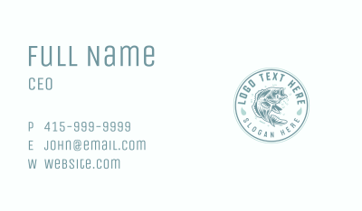 Seafood Fisherman Fish Business Card Image Preview