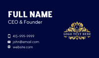 Leaf Shield Royal  Business Card Image Preview