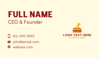 Hamburger Thunder Bolt  Business Card Preview