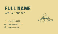 Forest Cabin House Business Card Design