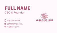 Sweet Rose Cake Business Card Design