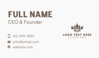 Tree Axe Carpentry Business Card Image Preview