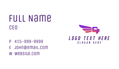 Delivery Truck Wing Business Card Image Preview