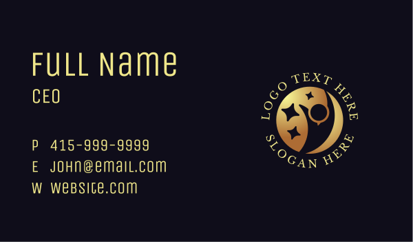 Gold Star Foundation Business Card Design Image Preview