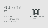Corporate Attorney M & O Monogram Business Card Image Preview