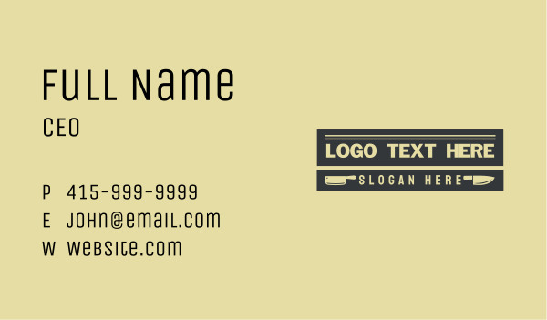 Logo Name Business Card Design Image Preview