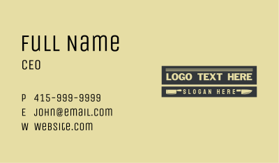 Logo Name Business Card Image Preview