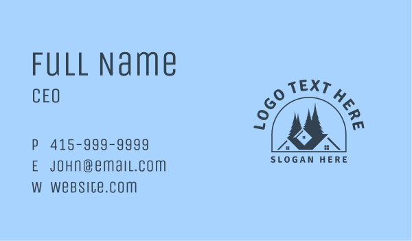 Home Roofing Emblem Business Card Design Image Preview