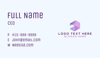 Cube Technology Digital Business Card Image Preview