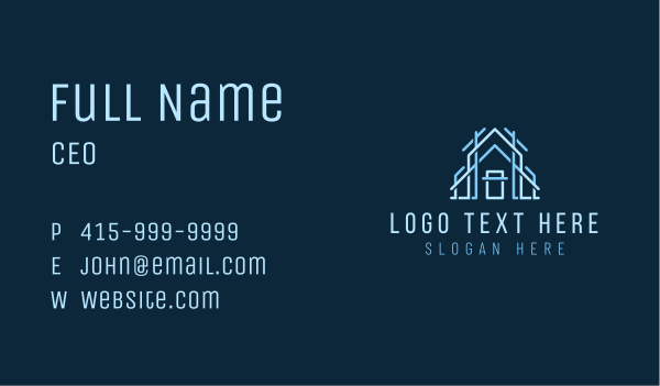 Home Architecture Builder Business Card Design Image Preview