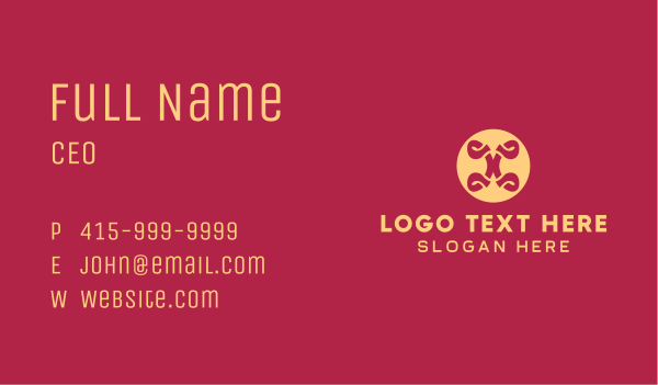 Fancy Style Button Business Card Design Image Preview