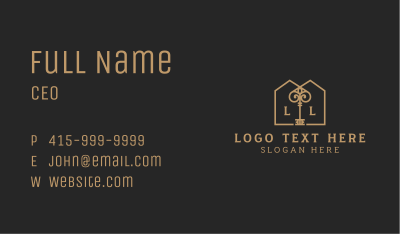 Key Real Estate Property Business Card Image Preview