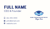 Blue Eye Wings  Business Card Image Preview