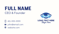 Blue Eye Wings  Business Card Design