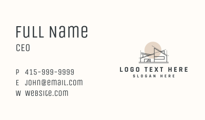 Professional Modern Architecture Business Card Image Preview