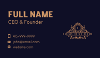 Luxury Ornament Wreath Business Card Image Preview