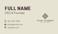 Floral Wedding Event Business Card Image Preview