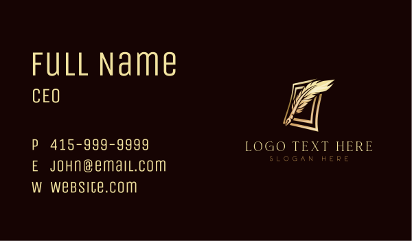 Legal Document Signing Business Card Design Image Preview