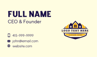House Realty Roofing Business Card Design