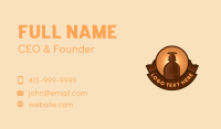 Brewery Company Emblem Business Card Preview