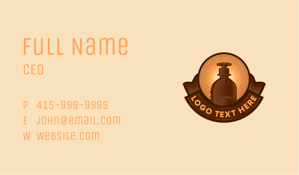 Brewery Company Emblem Business Card Design Image Preview