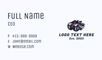 Retro Flame Car Business Card Image Preview